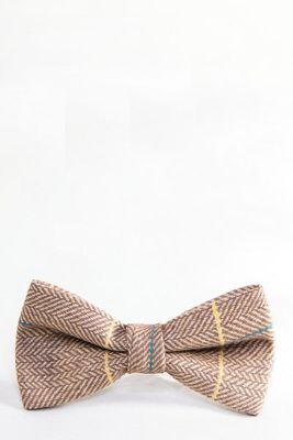 Dx7 oak Tweed bow tie