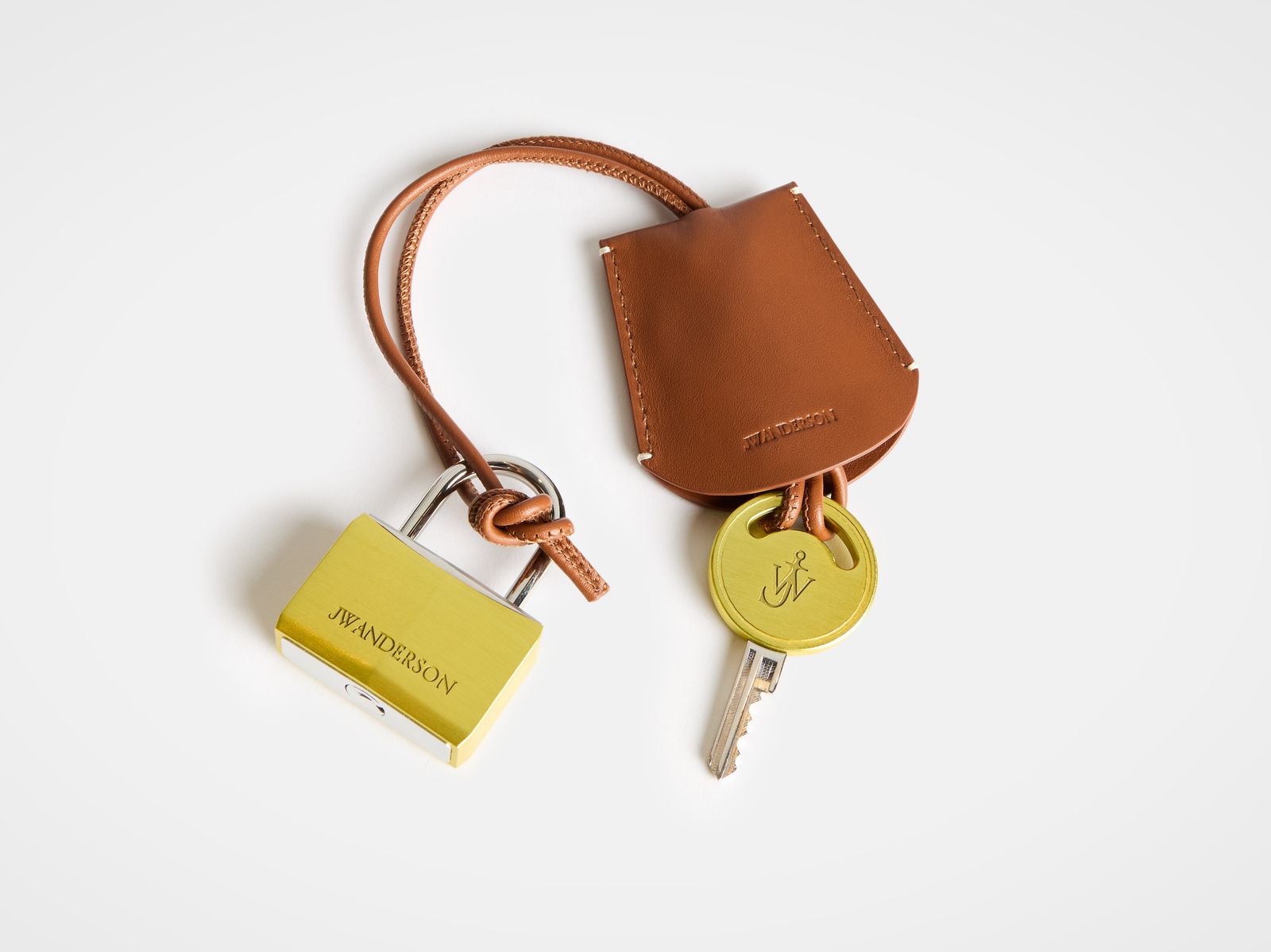 PADLOCK CHARM IN YELLOW