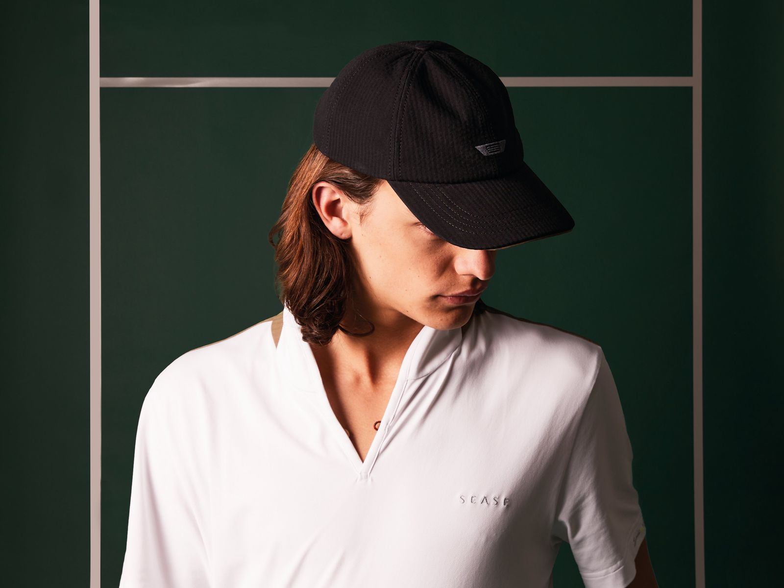 Tennis Seersucker Cap