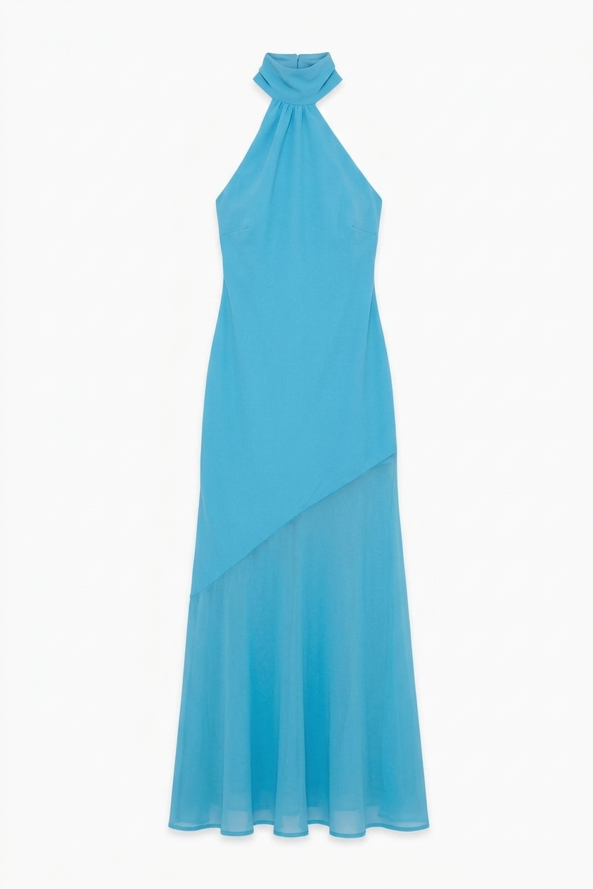 Baia Turquoise Halterneck Maxi Dress