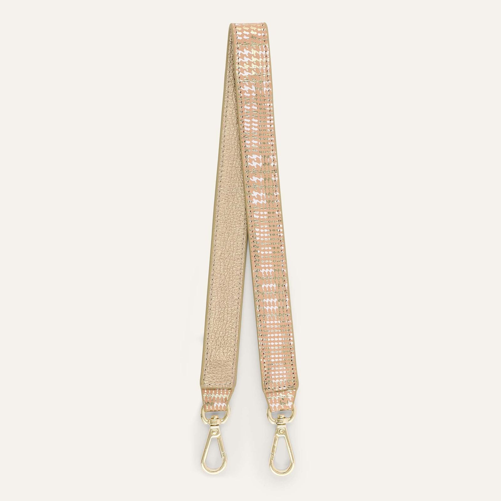 Grabette Handle | Plaid Gold with Gold hardware