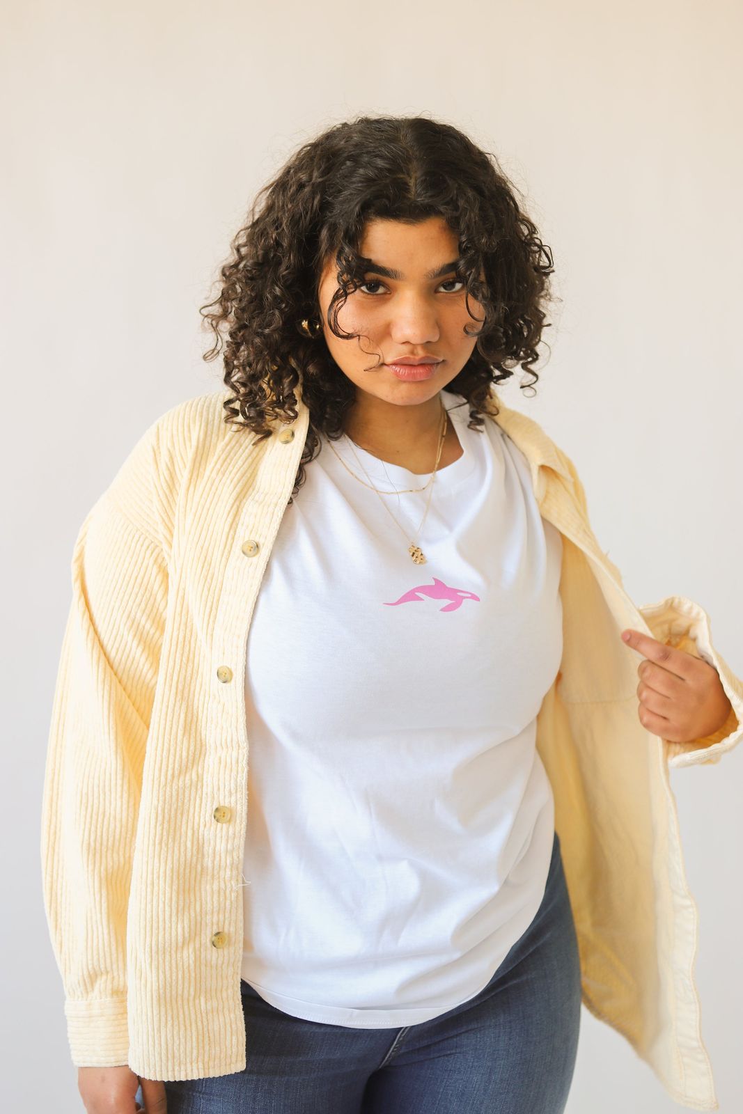 Pink Orca | 100% Organic Cotton Relaxed T-Shirt