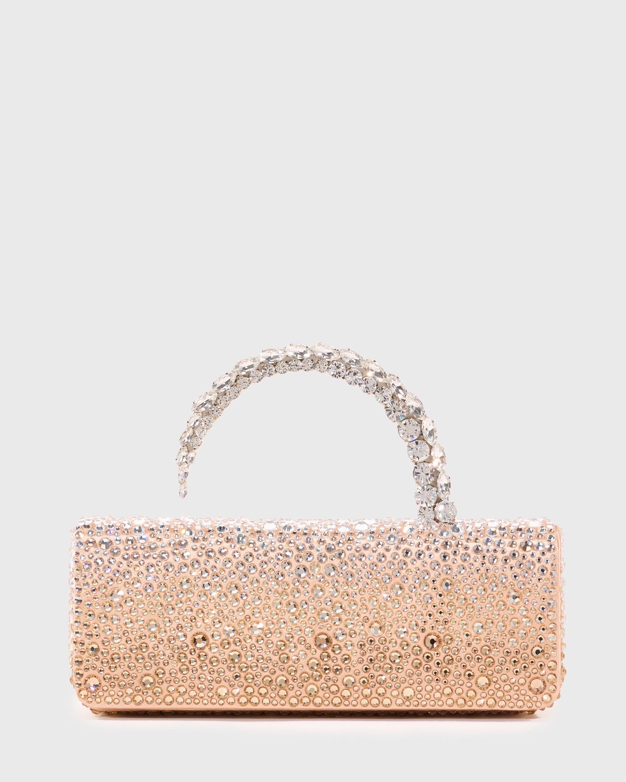 Champagne Hotfix Malika Clutch