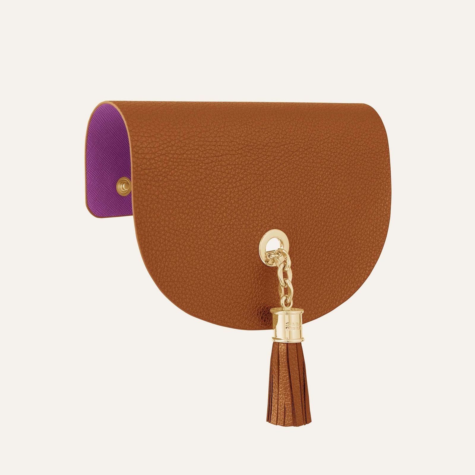 Flap Set Mini | Tan with Gold hardware