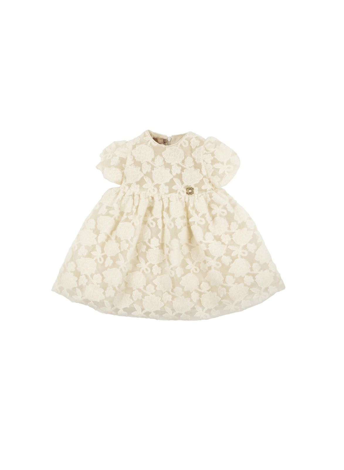 Embroidered Wool Dress