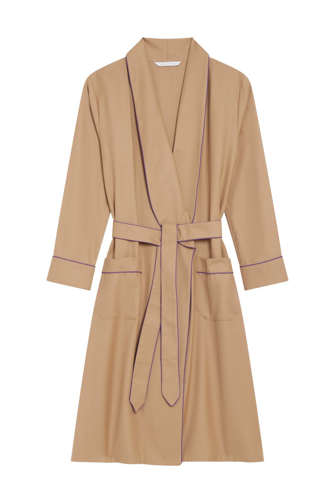 La Brandy en laine sergée beige