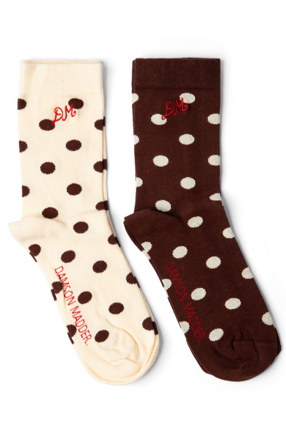 2 Pack Spot - Choc & Ecru Spot