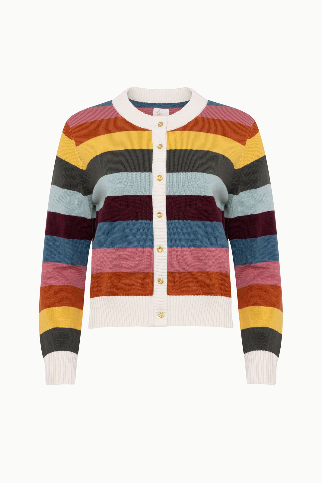 The Kōr Organic Cotton Stripe Cardigan