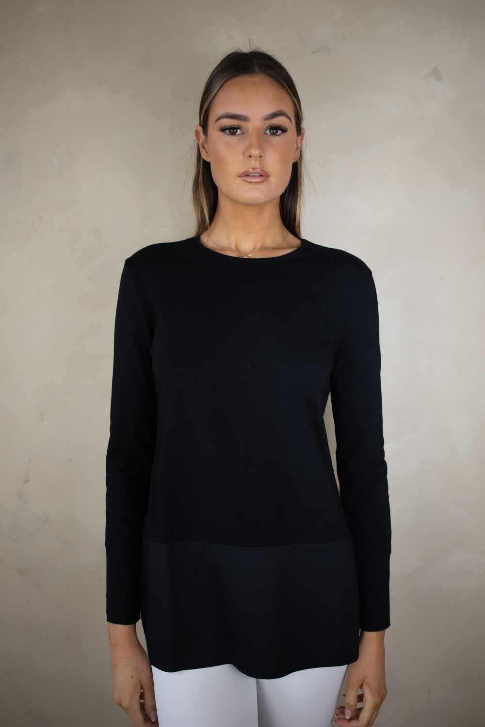 Sara Collarless Layering Shirt