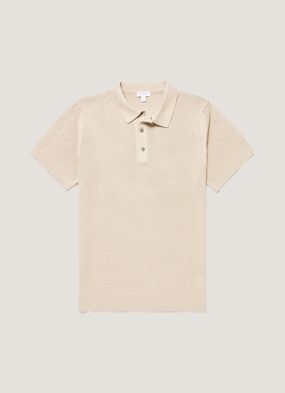 Men's Cotton Mesh Polo Shirt in Hazelwood