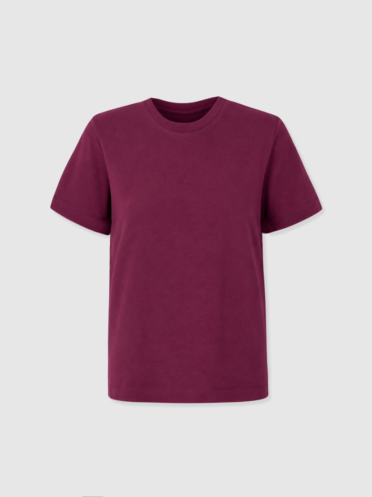 Chelsea Crew Neck Tee - Plum