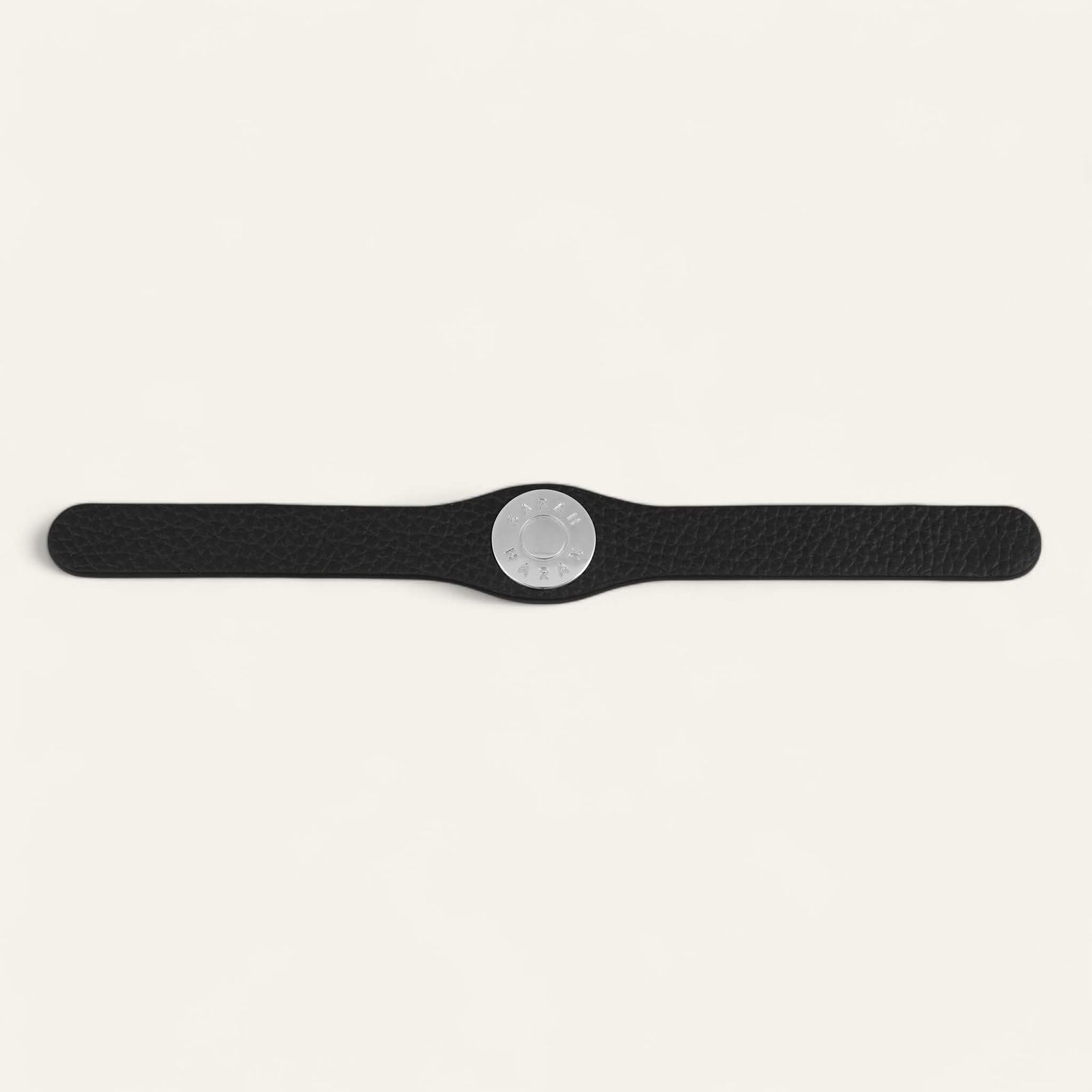 Deco Logo Classic | Black with Silver hardware