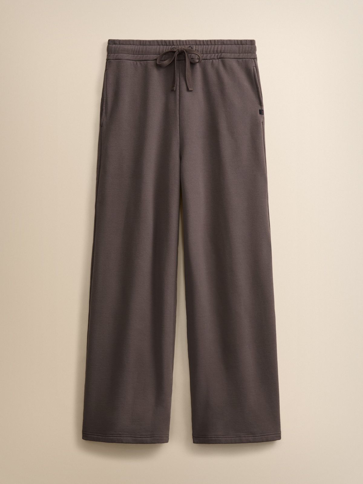 Harley Cotton Modal Wide Leg Sweatpants Espresso Brown