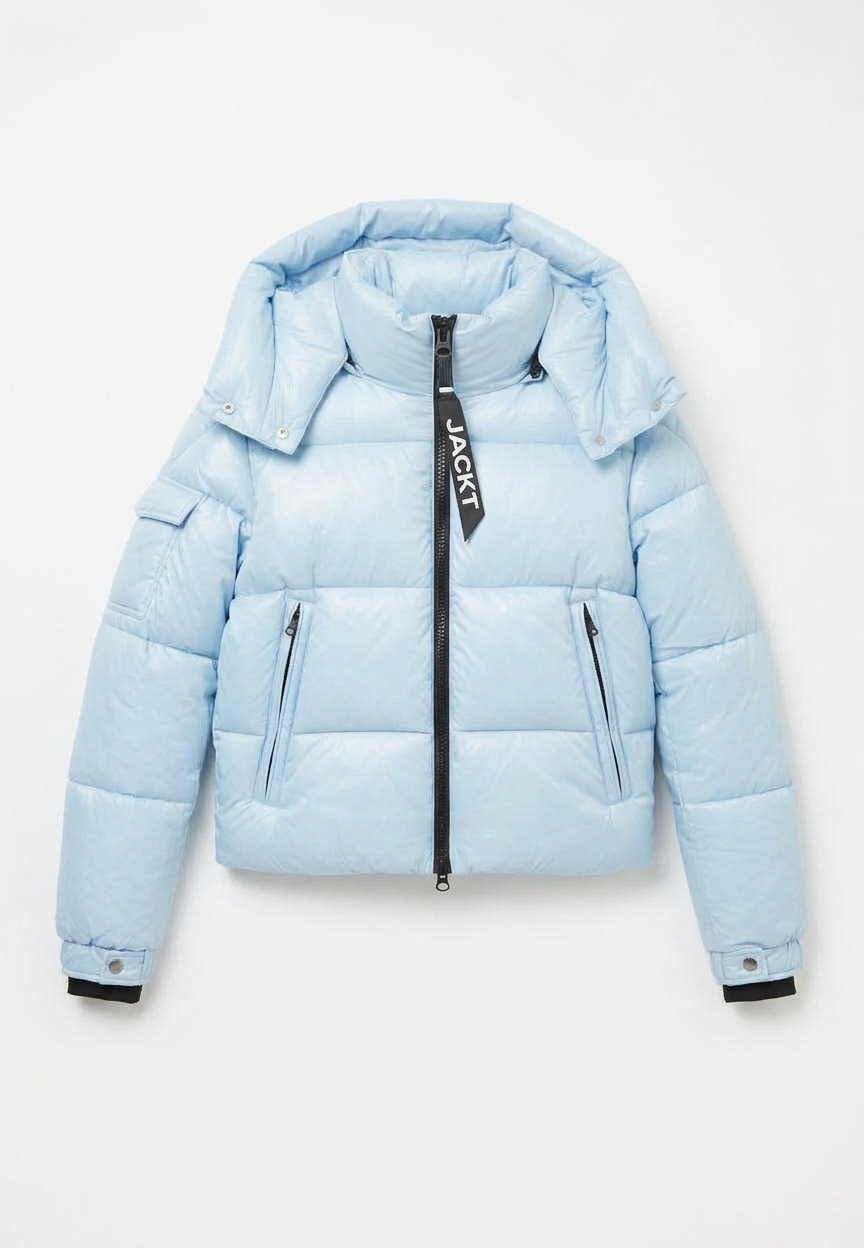 Ez Racer Slick Hood Jacket Powder Blue