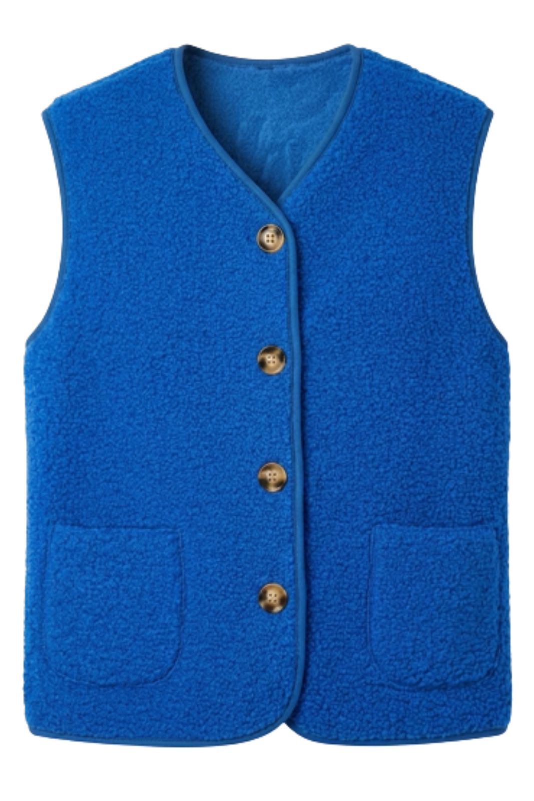 Boucle Gilet In Royal Blue