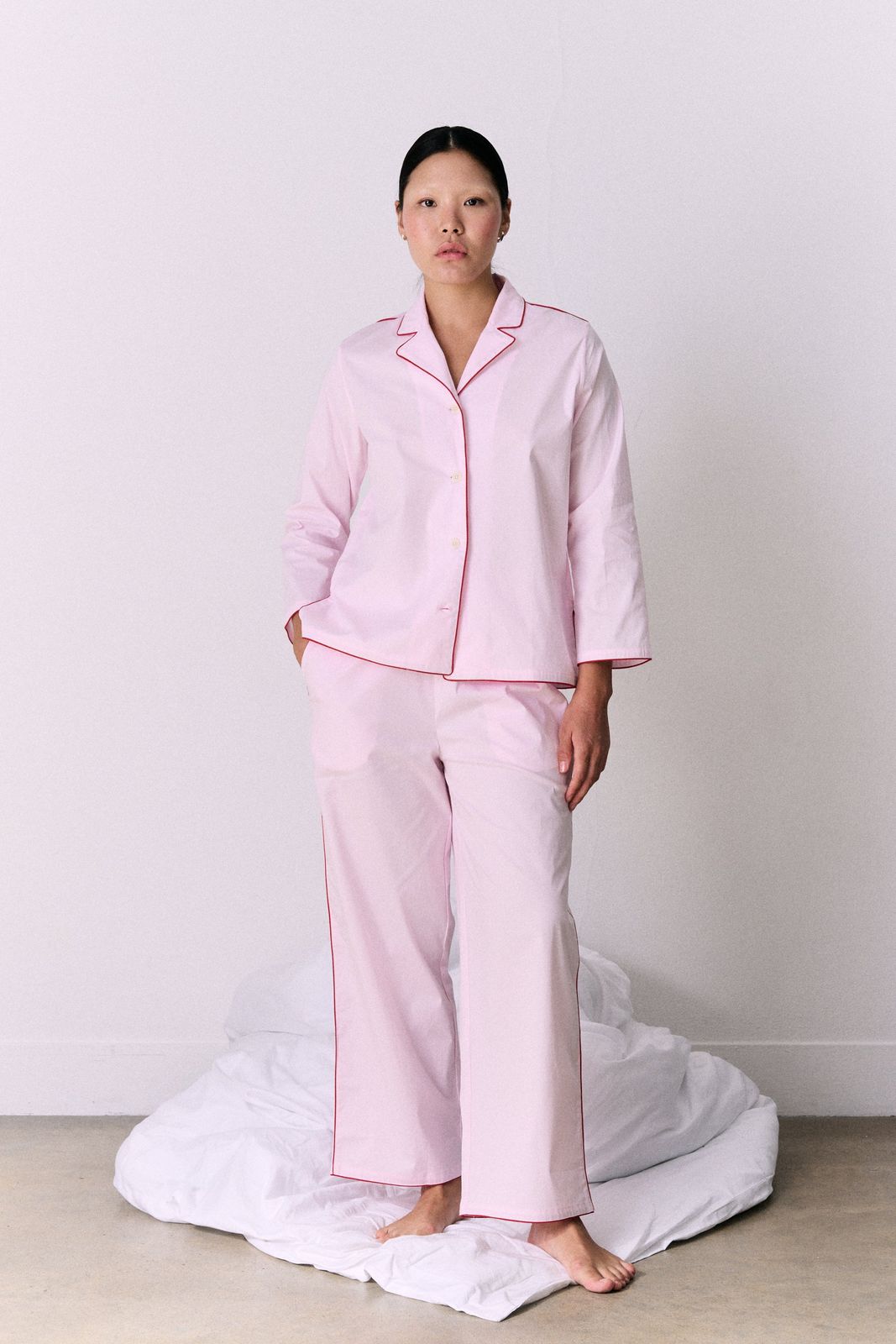 402 Long Pyjama Set Pink