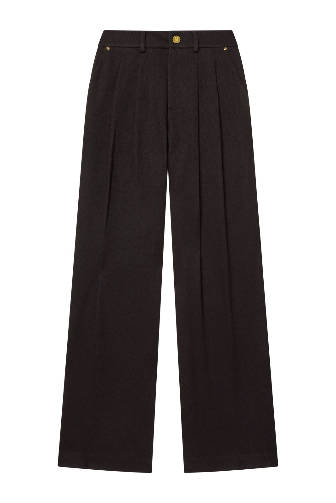 Richmond Wide Leg Trouser (bournville Herringbone)
