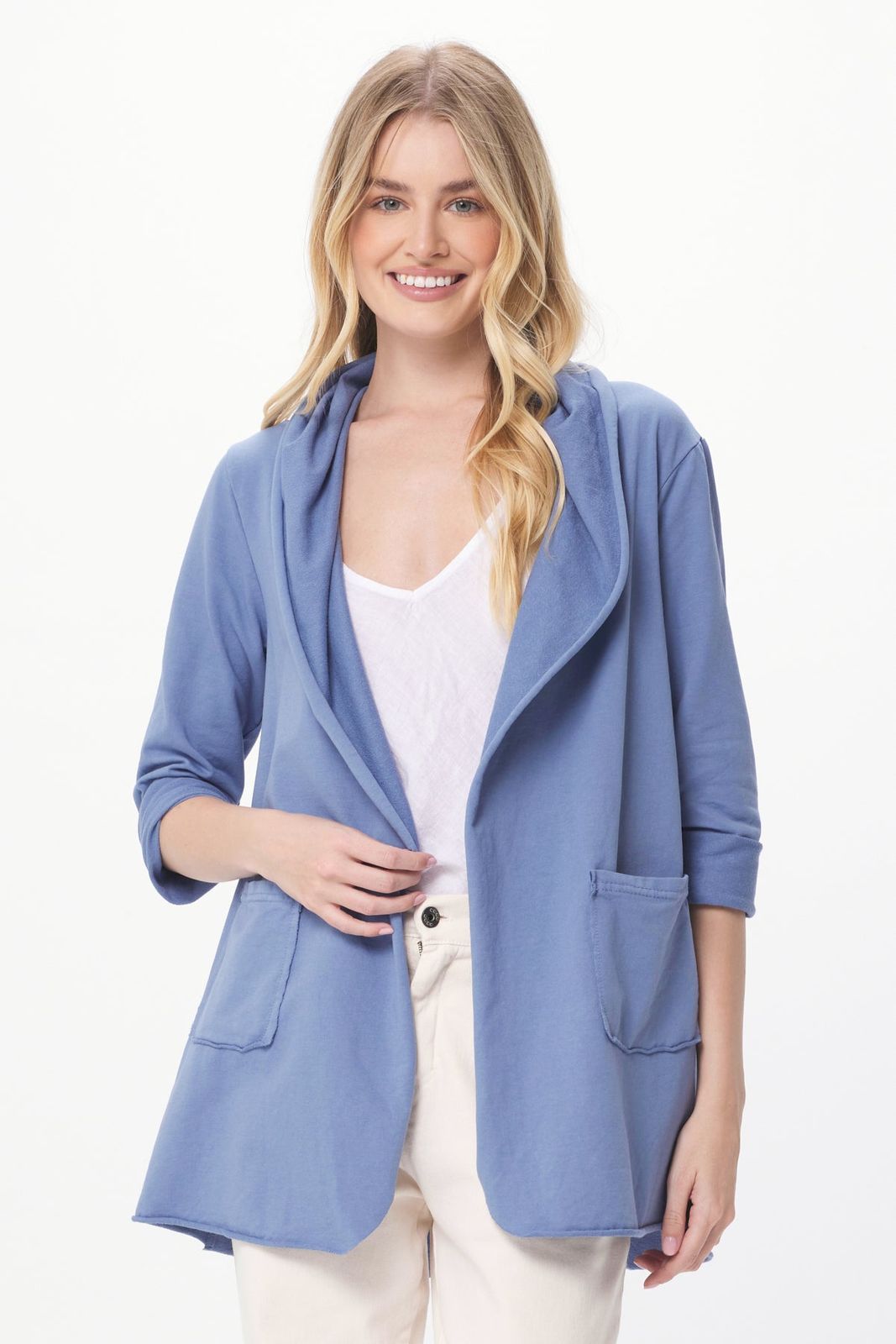 Beli Long Line Jersey Jacket