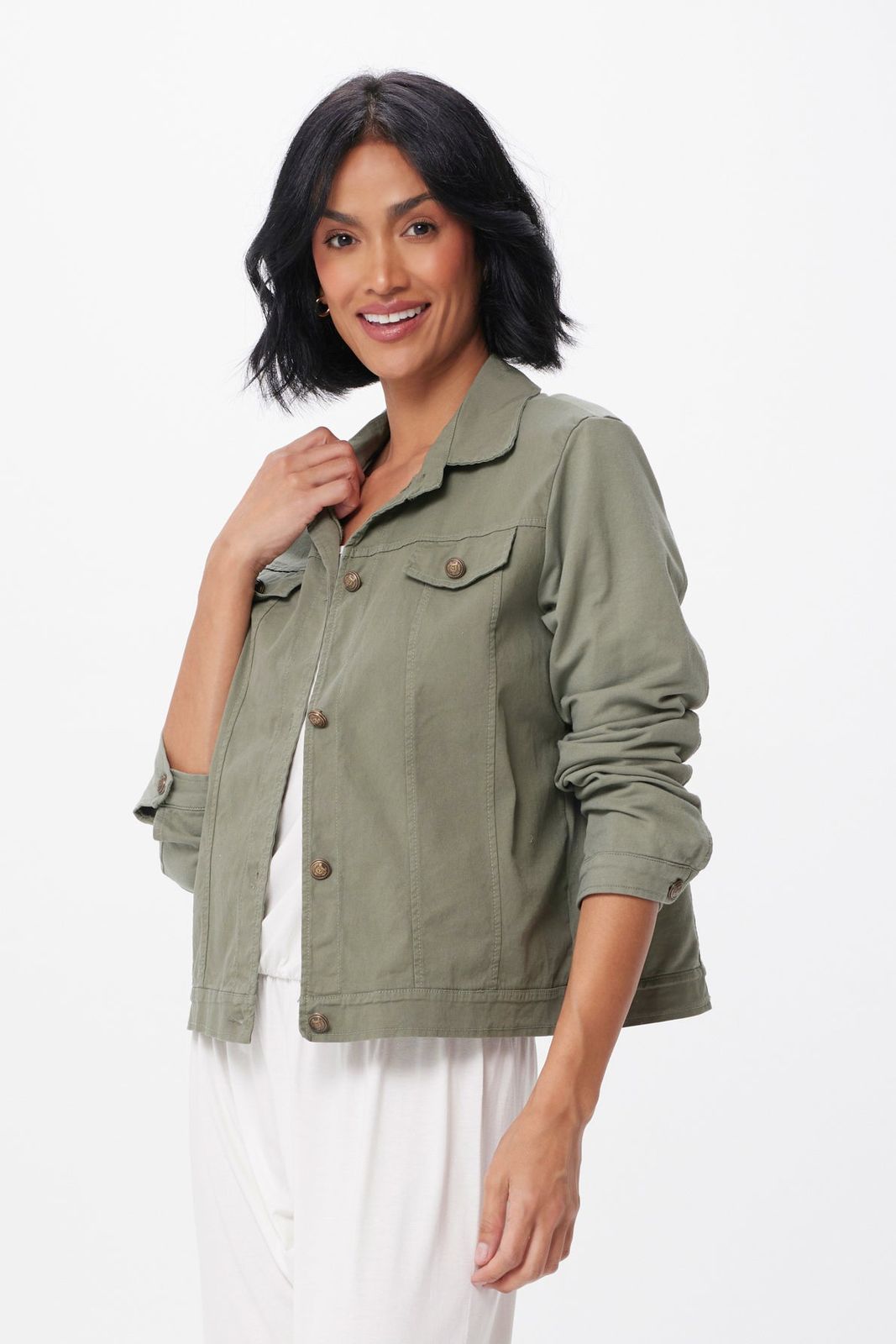 Billie Jacket With Jersey Sleeves And Back