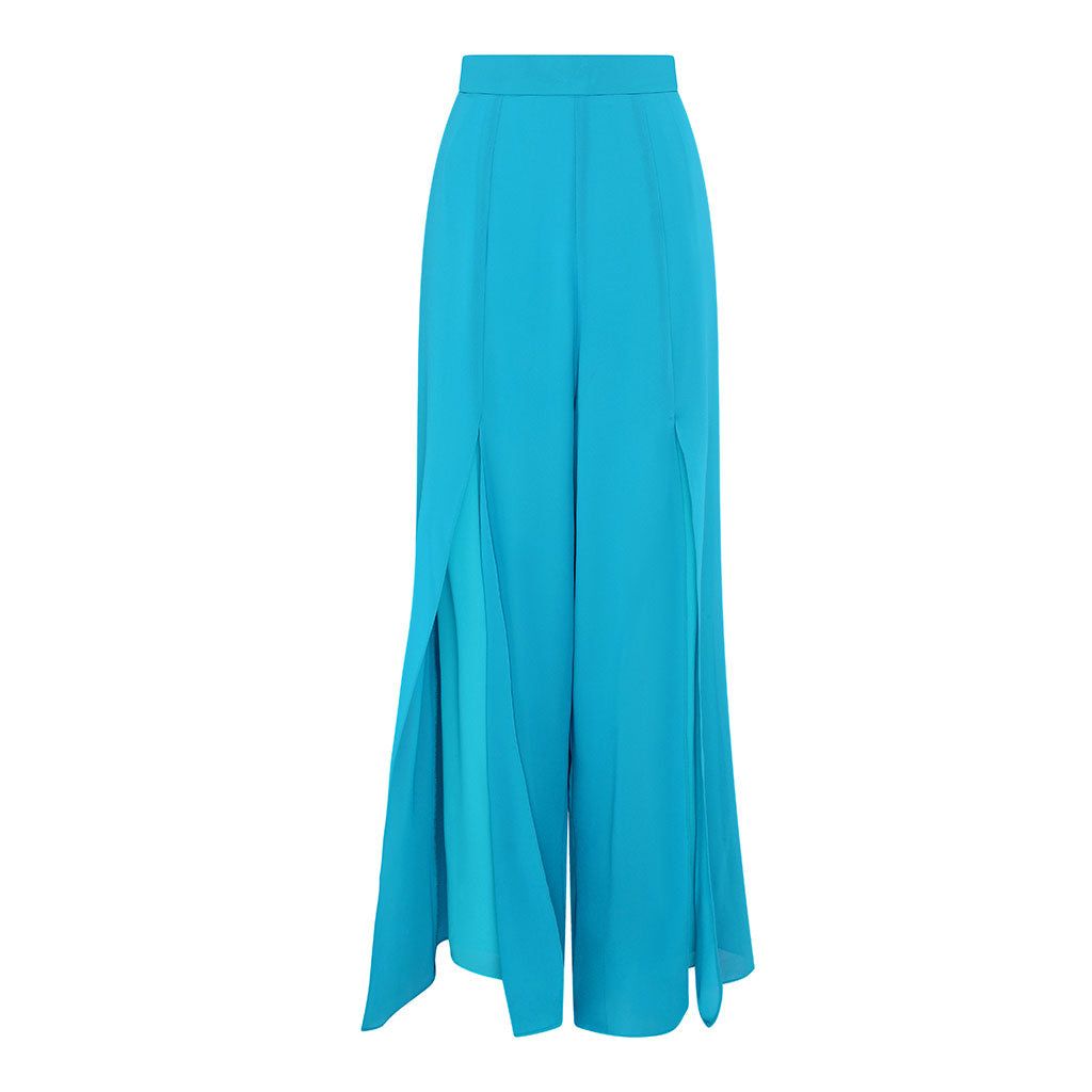 Blue Palazzo Trousers