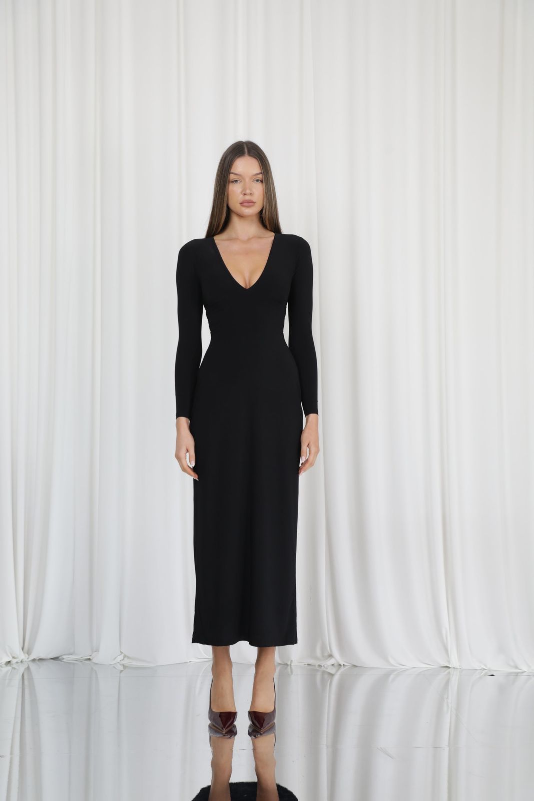 Taylor Adjustable Waist Maxi Dress