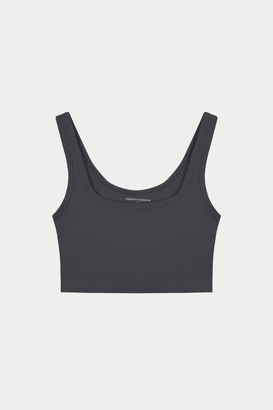 SCULPTING STRETCH EMBLEM SPORTS BRA - MIDNIGHT GREY