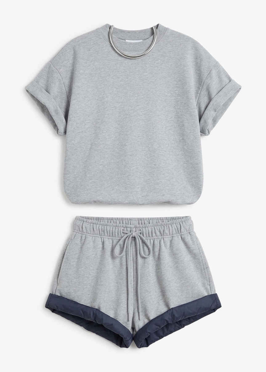 Blera Reversible Shorts - Navy/grey