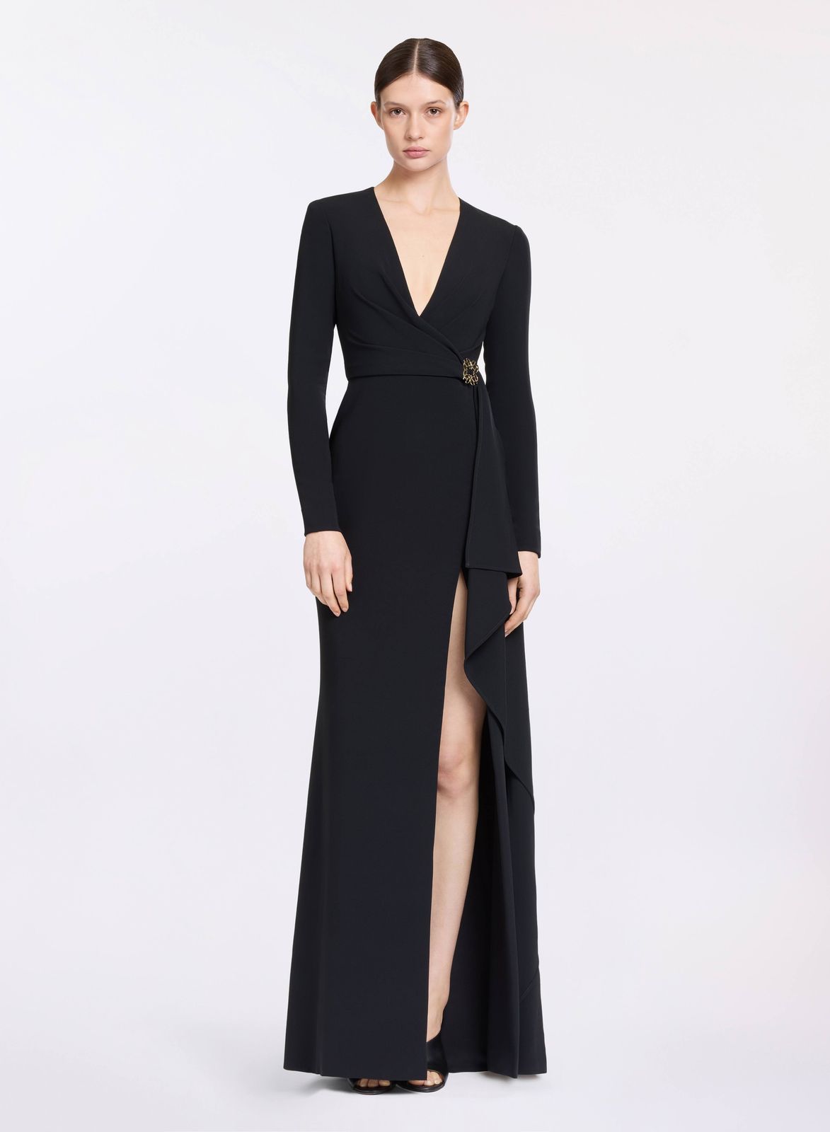 V-Neck Cady Dress