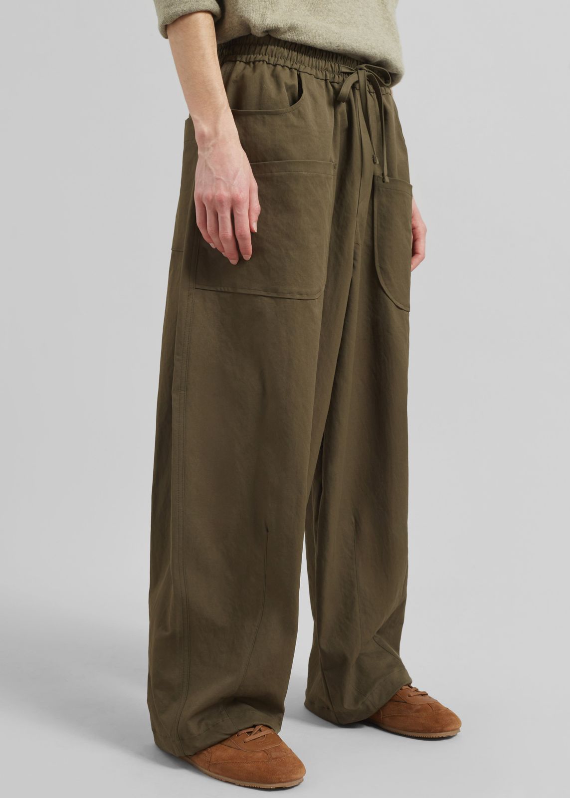 Fae Balloon Pants - Army Green