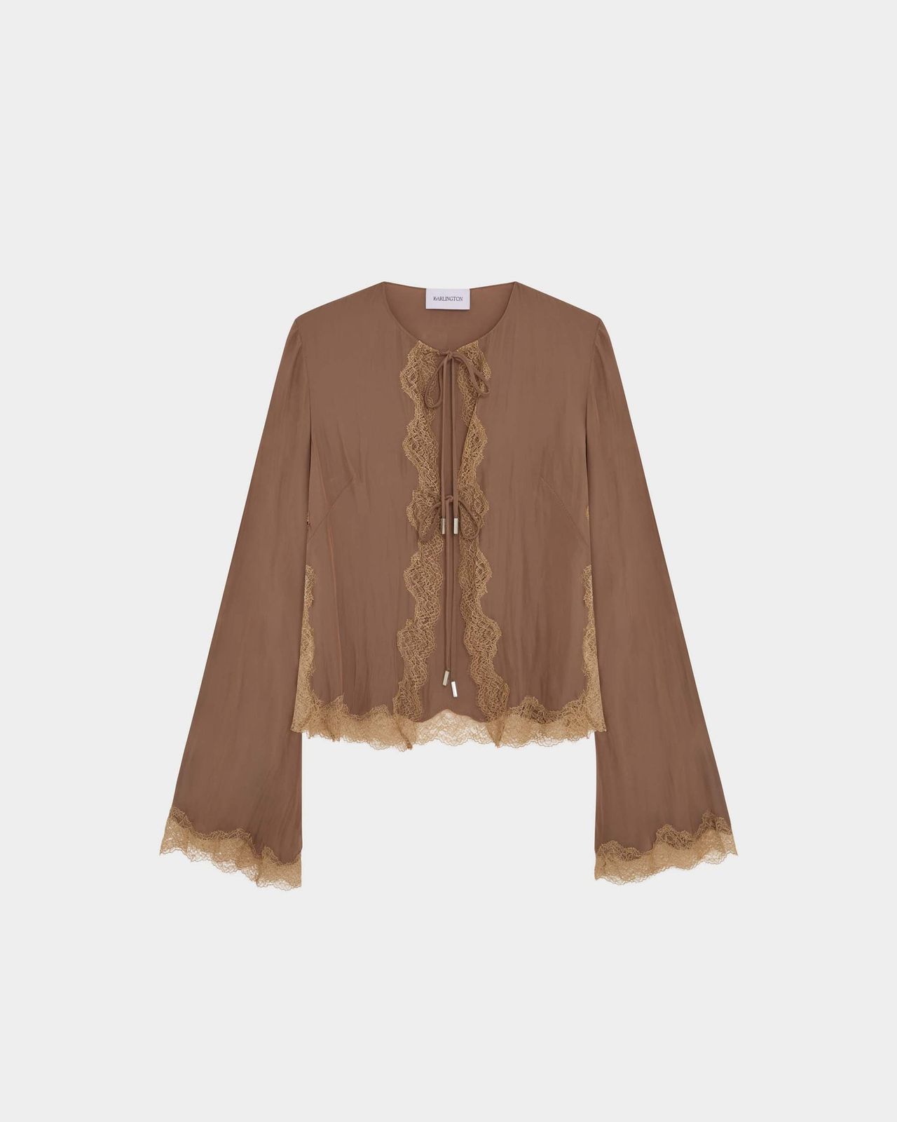 Filipa Cardigan in Satin