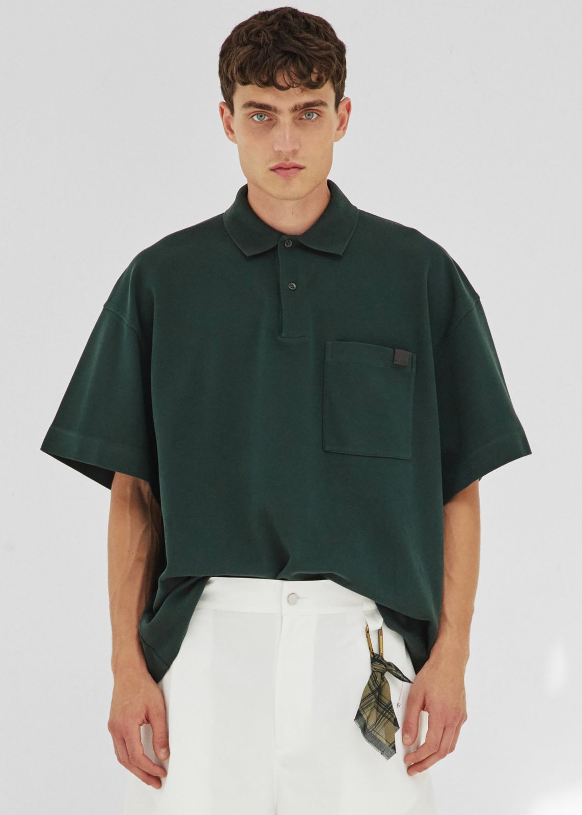Darkpark Cole Short Sleeved Polo - Forest Green