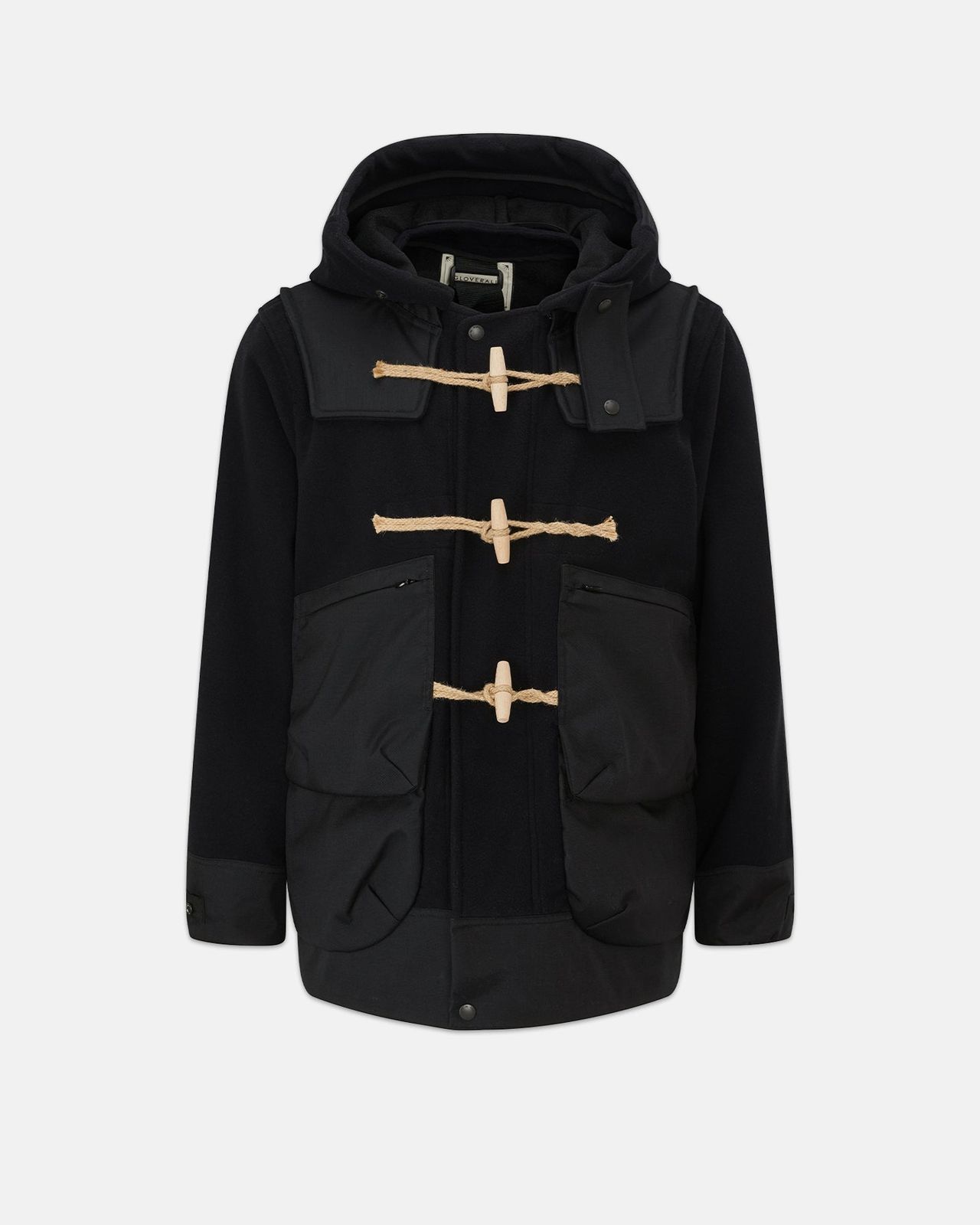 Men's Gloverall X Norbit Mid-length Monty Duffle Coat Dark Navy