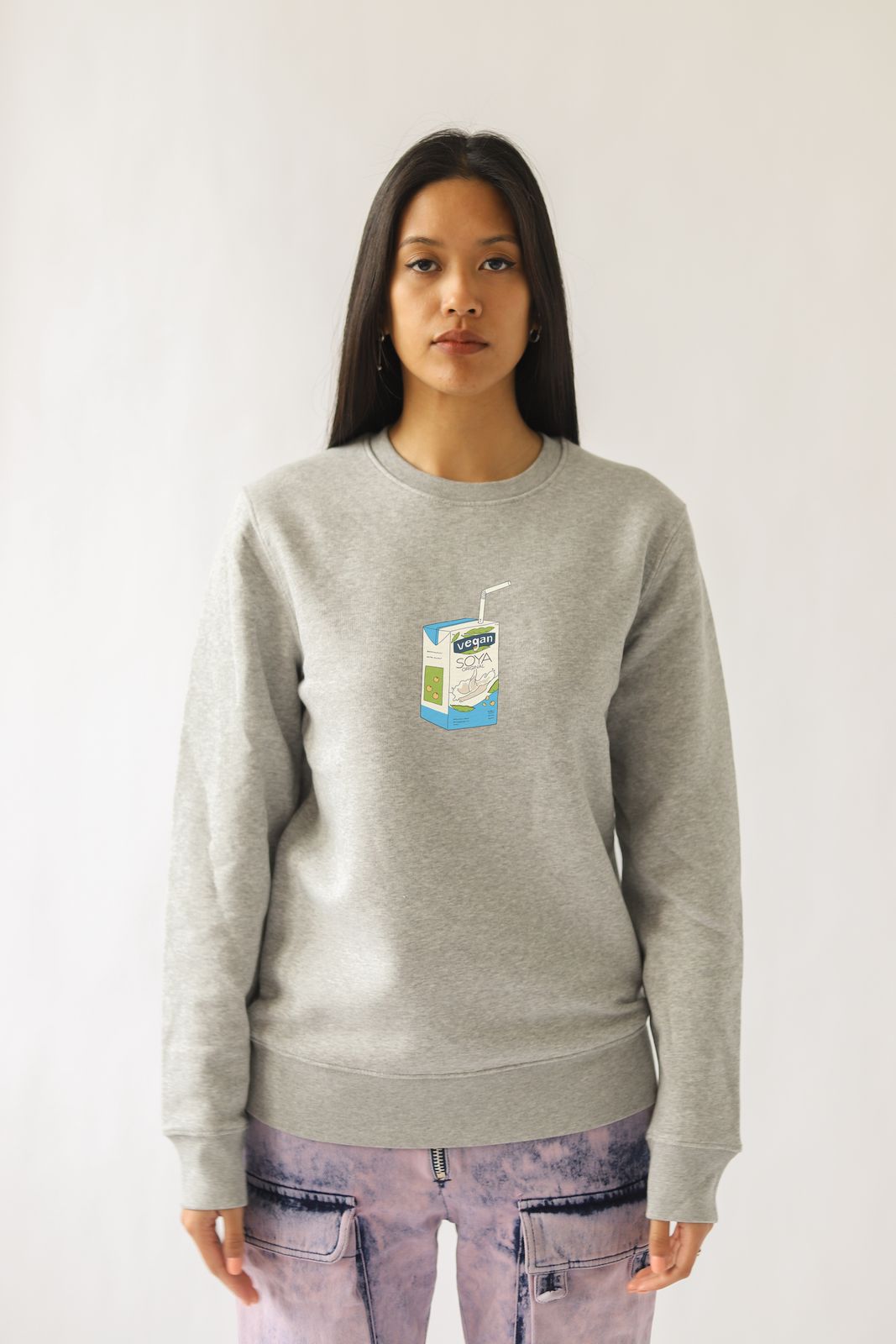 Soy Milk Lover | Sustainable Organic Cotton Sweatshirt