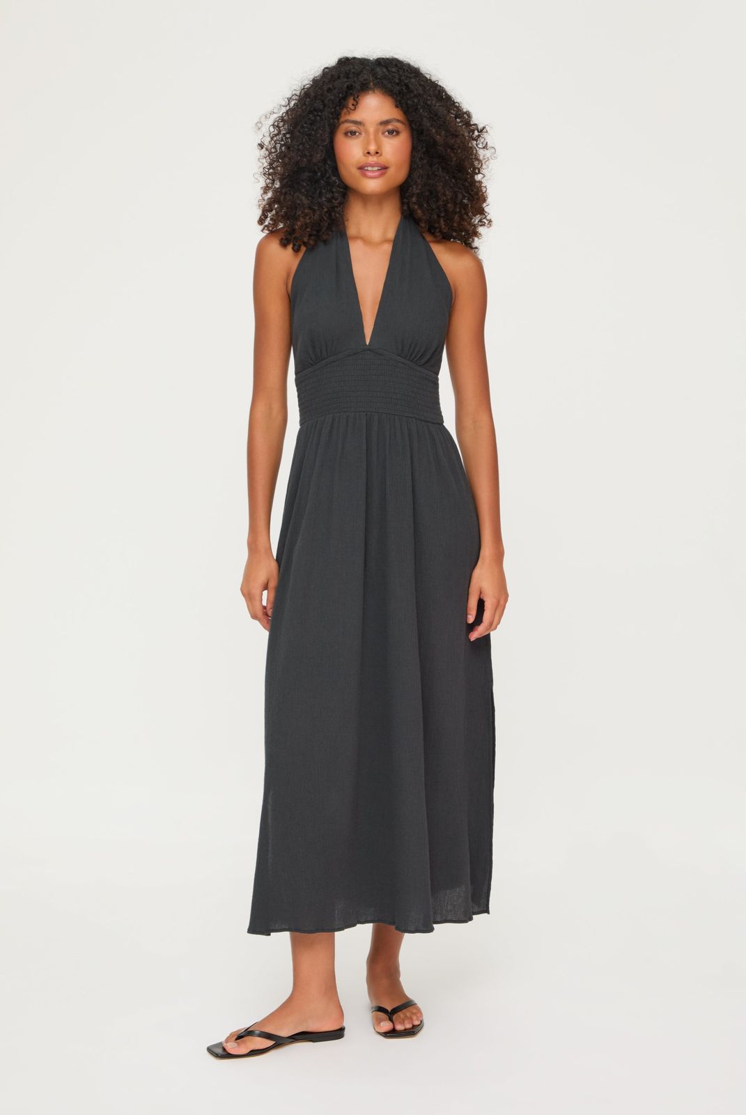Salis Maxi Halterneck Dress