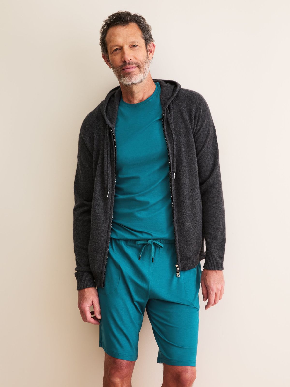 Basel Micro Modal Lounge Shorts Teal