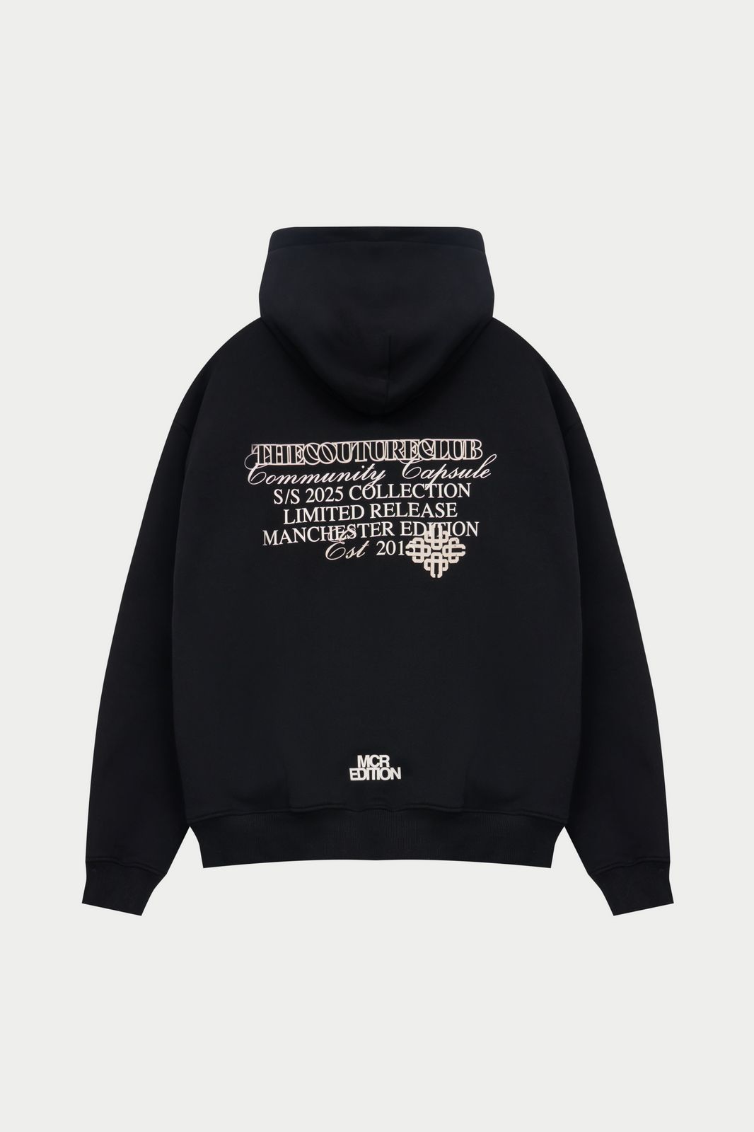COMMUNITY CAPSULE HOODIE - BLACK