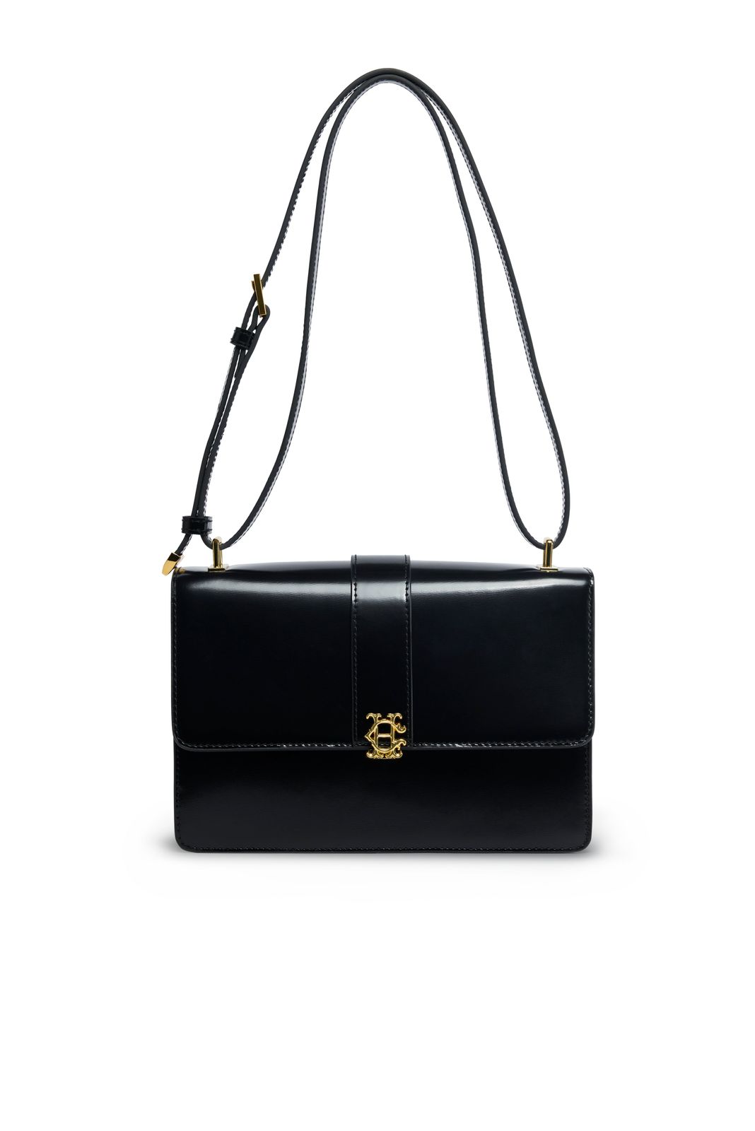 Oxford Shoulder Bag (Black Leather)