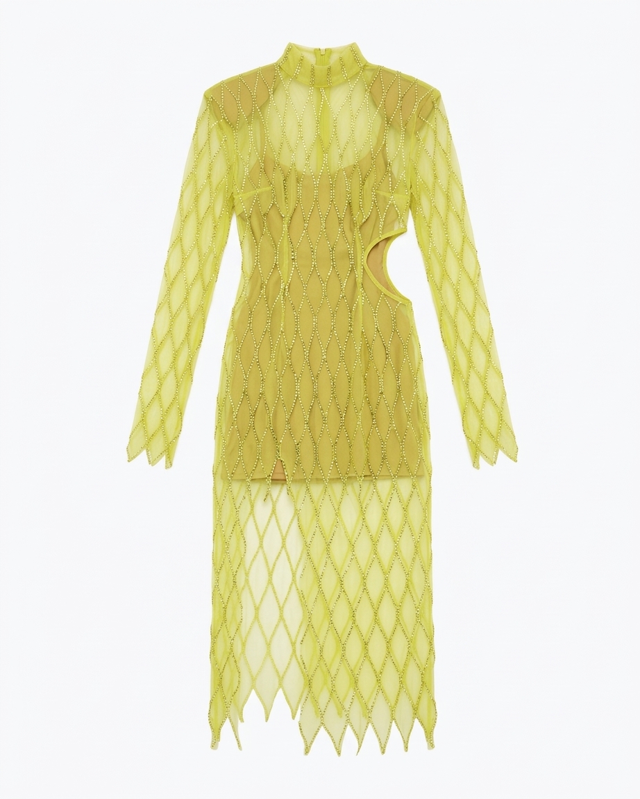 Harlequin Romper In Citrine Ready To Ship