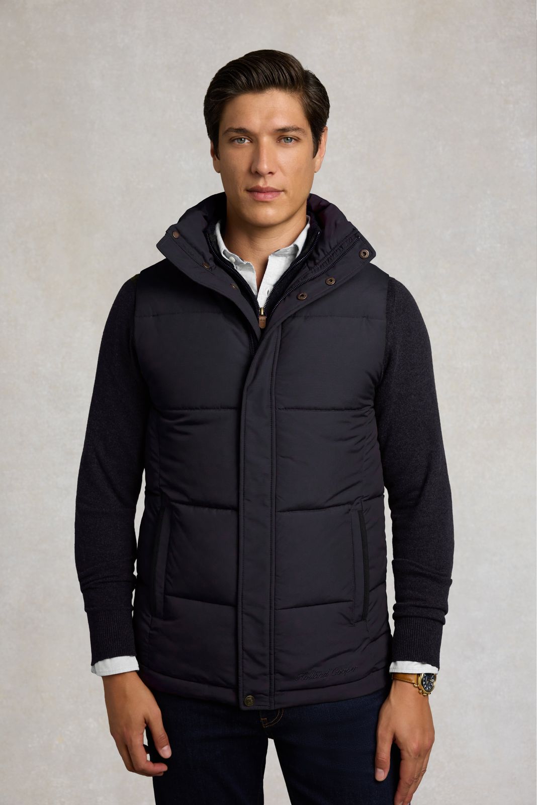 Men's Larkstone Padded Gilet (Deep Navy)
