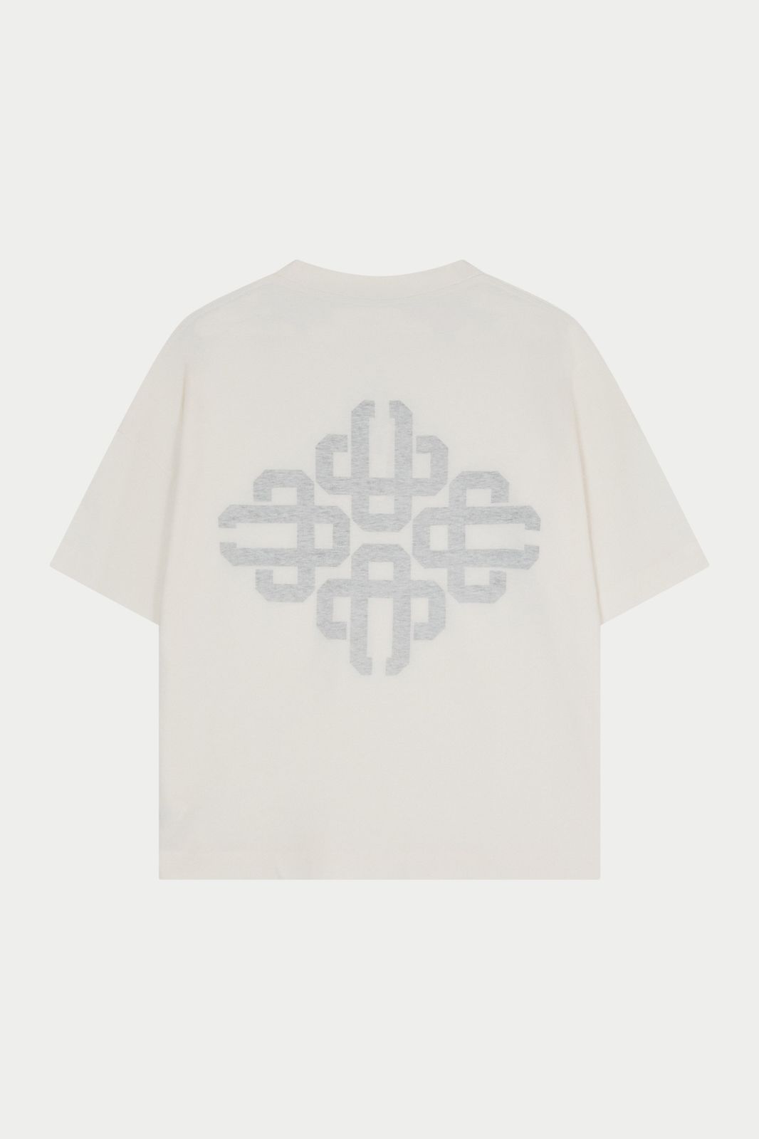 EMBLEM REVERSE PRINT T-SHIRT - BLACK