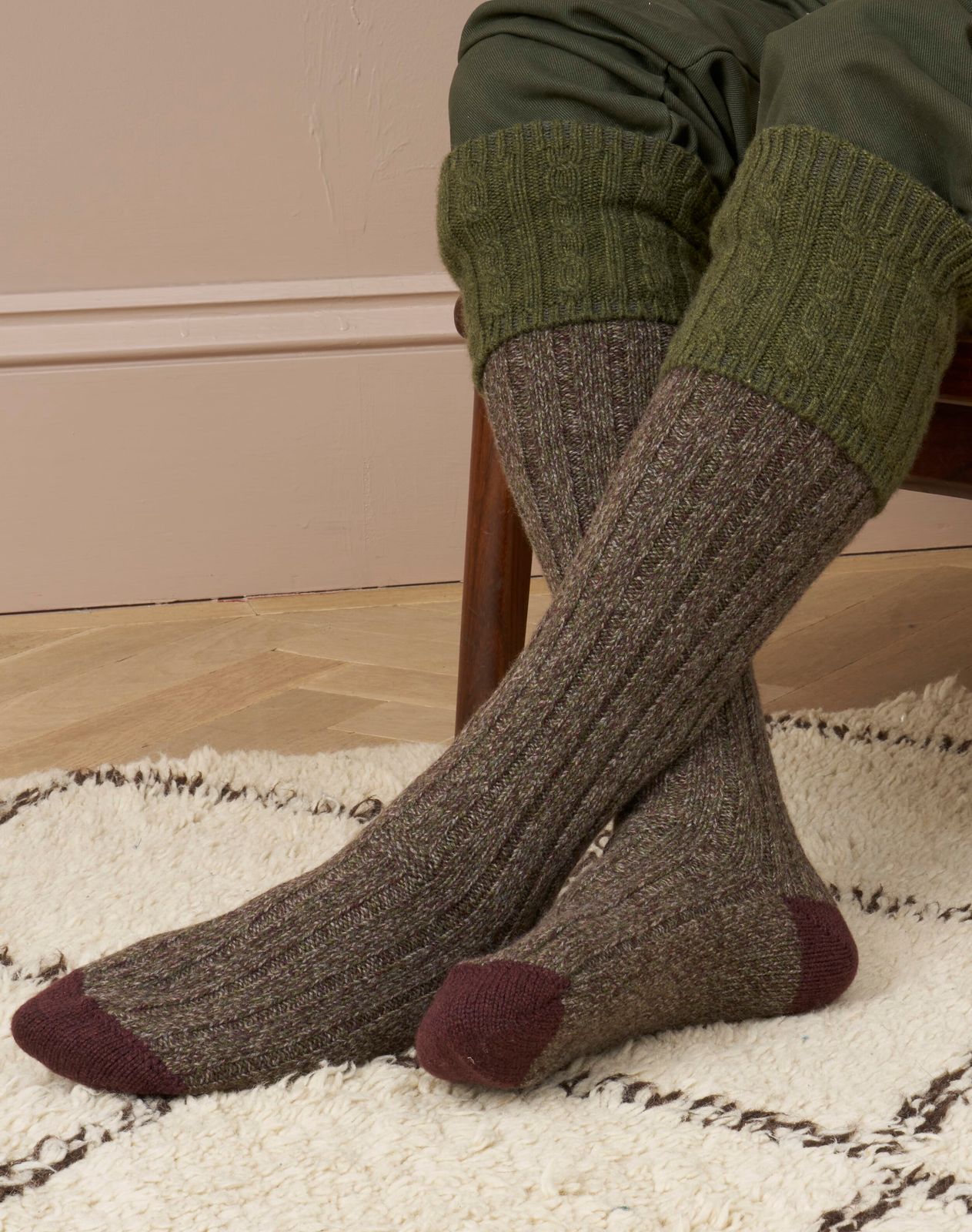 Men's Cashmere Shooting Socks
