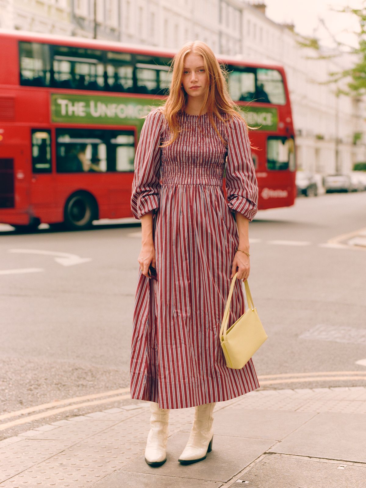 Saint Dress in Blue Stripe
