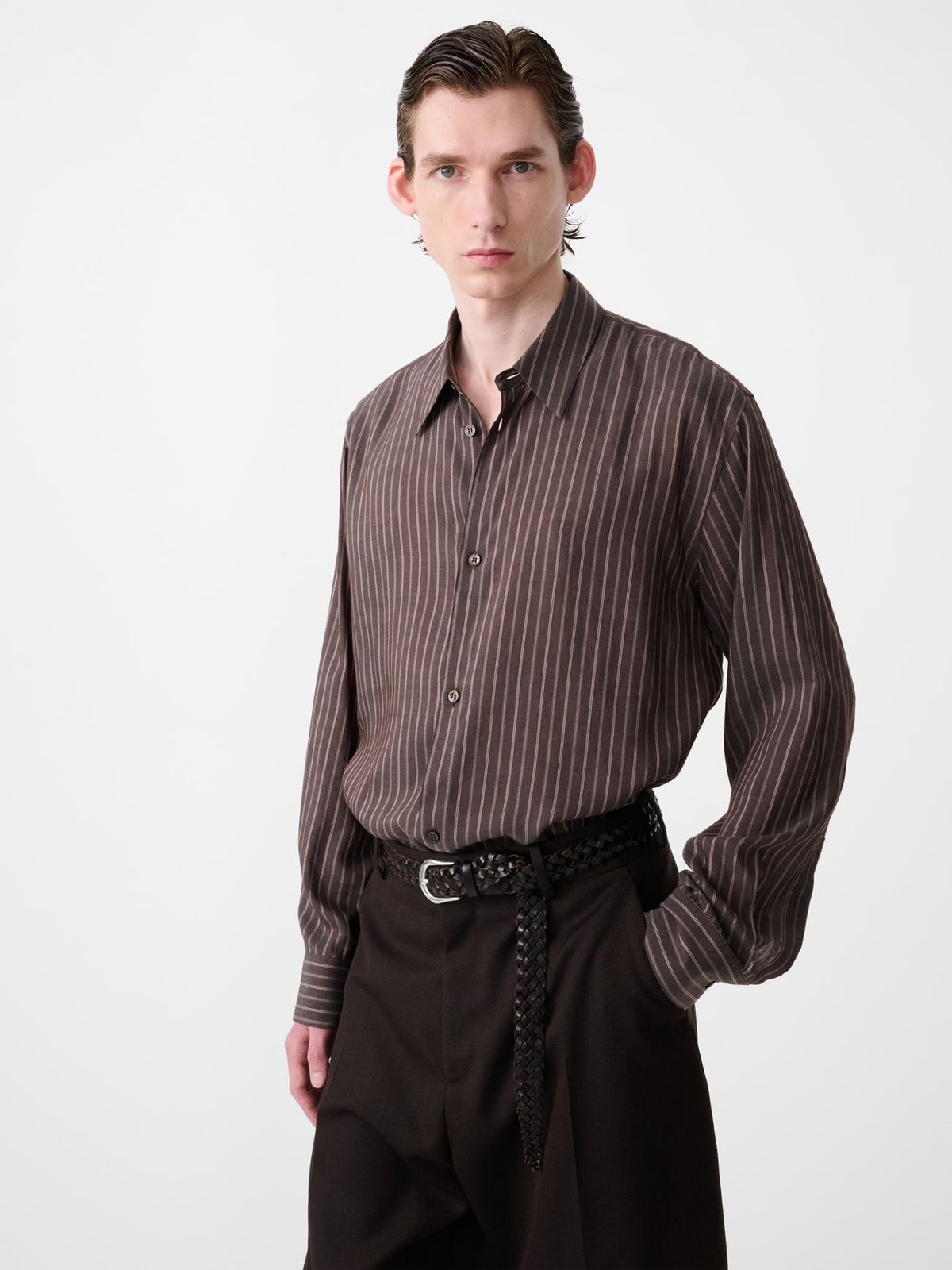 View Shirt in Porchini Stripe