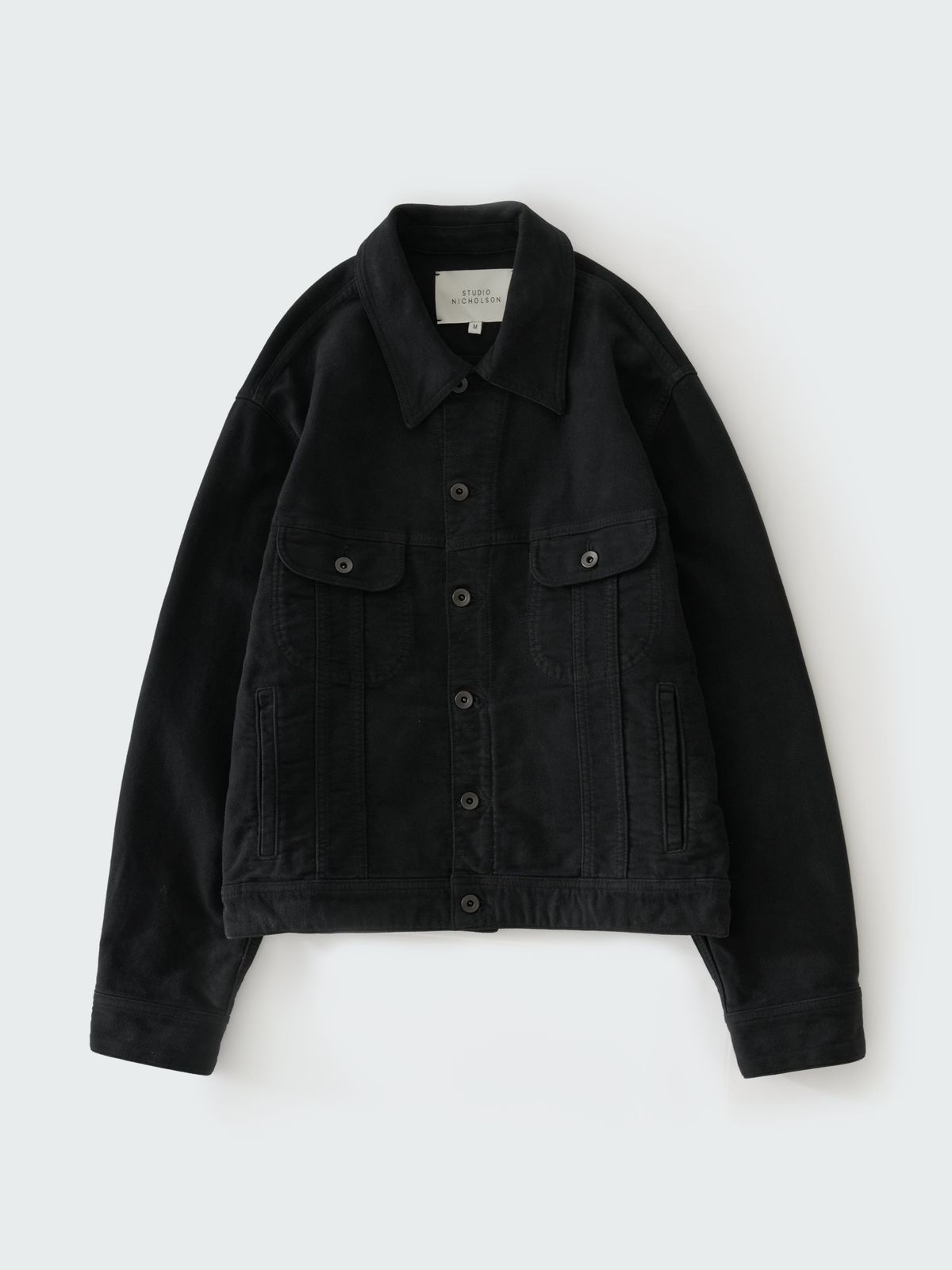 Derby Moleskin Jacket In Black