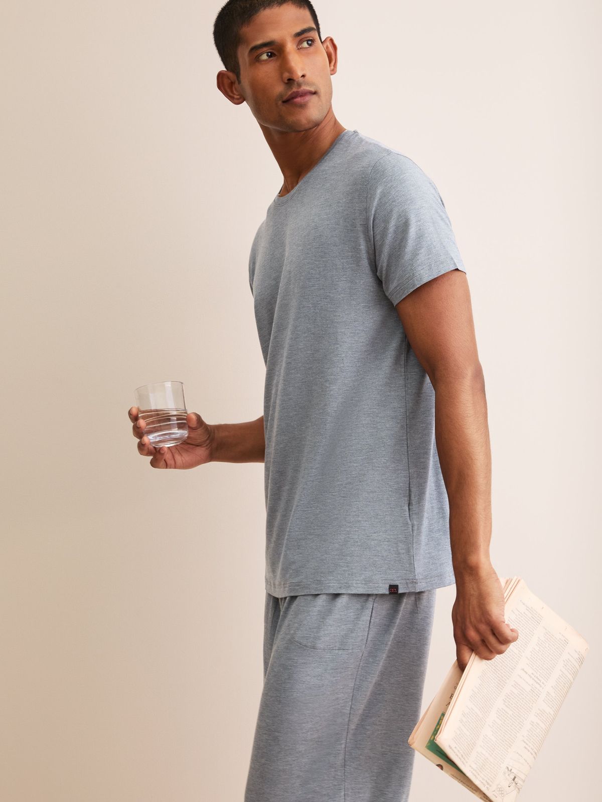 Marlowe Micro Modal T-Shirt Charcoal Grey