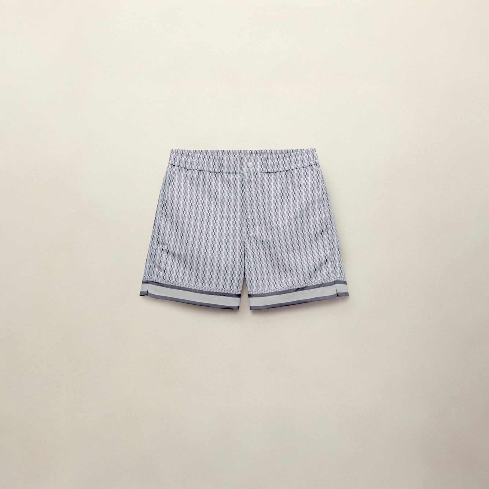 Galliano Border Swimshort - Powder Blue