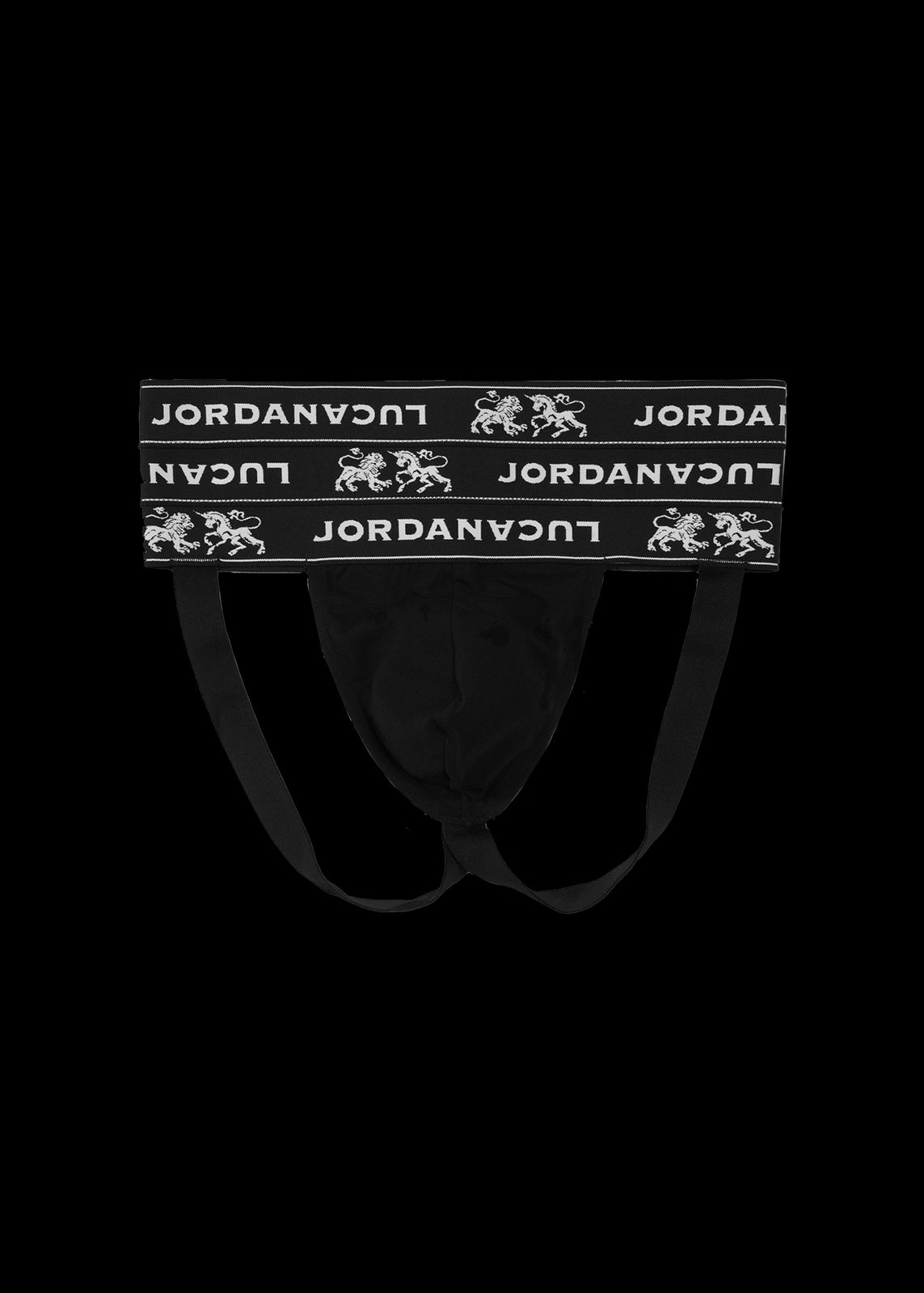 JLT-3 TRIPLE ELASTIC JOCKSTRAP BLACK