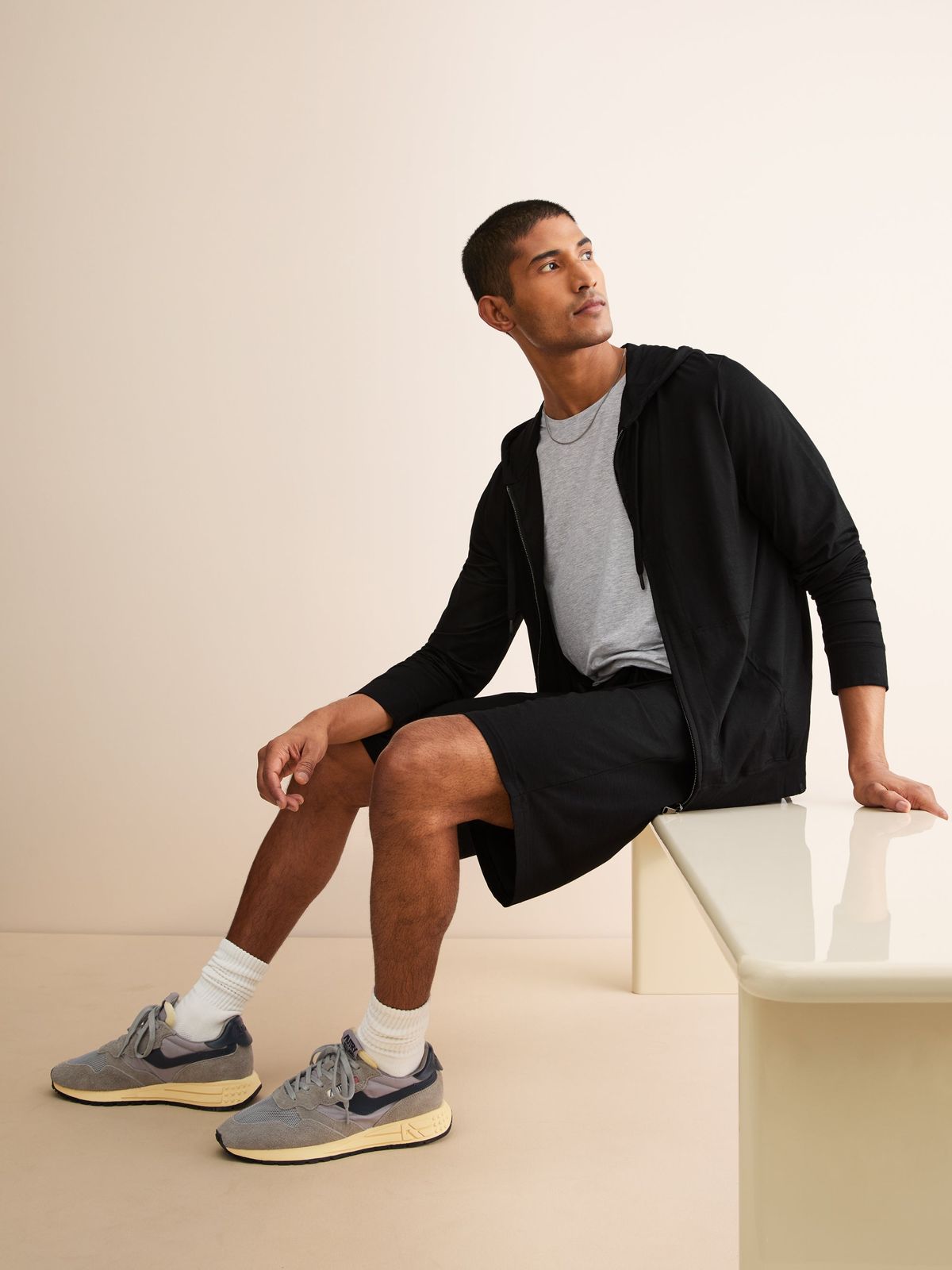 Basel Micro Modal Lounge Shorts Black