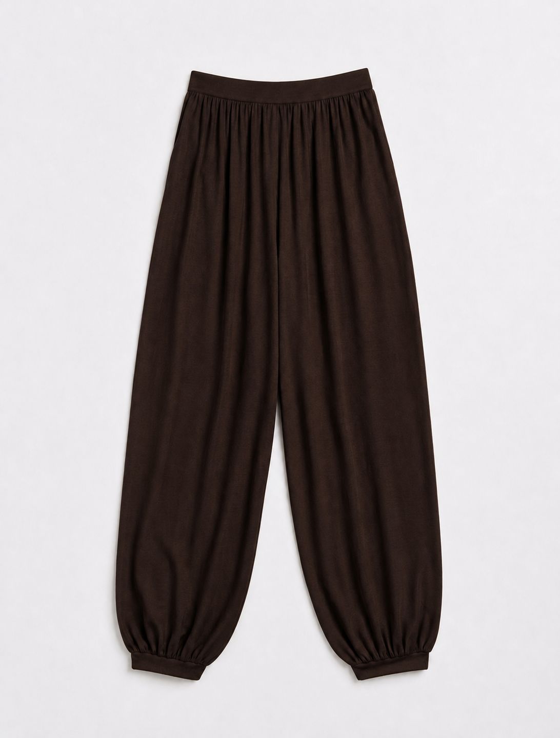 Ina Harem Trouser Jersey In Bitter Chocolate