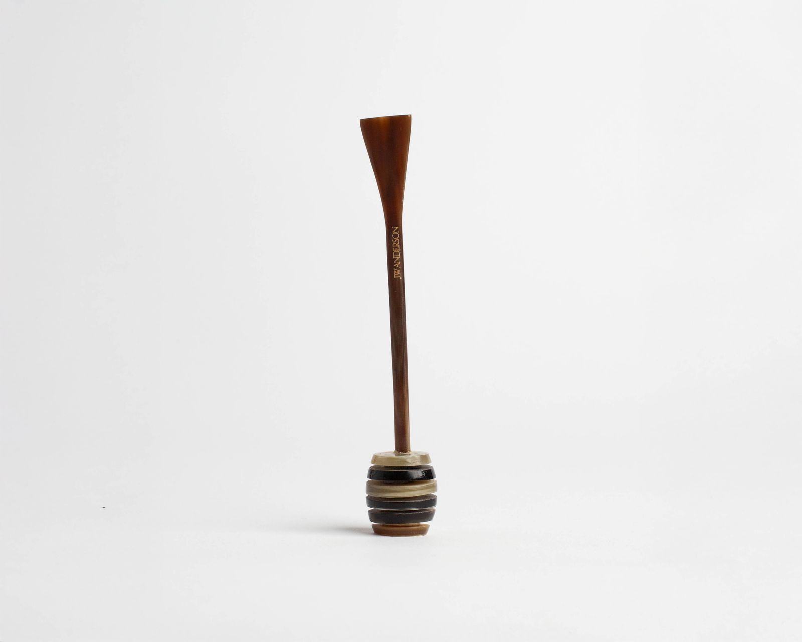 HONEY DIPPER IN NATURAL HAND CARVED HORN